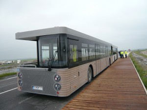 モンサンミッシェルへのバス1